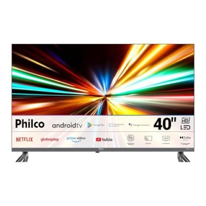 Aqui estão algumas opções de texto ALT para a imagem de uma Smart TV Philco 40", com variações dependendo do que você quer enfatizar: **Opções Curtas e Diretas:** * `Smart TV Philco 40 polegadas` * `TV Philco 40" Smart` * `Smart TV Philco 40"` **Opções um pouco mais descritivas:** * `Smart TV Philco 40" para sua sala de estar` * `Imagem da Smart TV Philco 40 polegadas` * `Smart TV Philco 40" com tela LED` **Opções que incluem recursos (se a imagem mostrar isso):** * `Smart TV Philco 40" mostrando a interface Android` (Se a tela da TV estiver visível) * `Design moderno da Smart TV Philco 40"` (Se a imagem foca no design) **Considerações:** * **Contexto da página:** Se a página é uma listagem de produtos, a opção mais curta é geralmente suficiente. Se é um review, uma descrição mais detalhada pode ser melhor. * **Foco da imagem:** Se a imagem destaca um recurso específico (a tela, o design, etc.), o texto ALT deve refletir isso. **Recomendação:** Eu recomendo a seguinte opção, pois é direta, informativa e inclui a principal característica: `Smart TV Philco 40 polegadas`