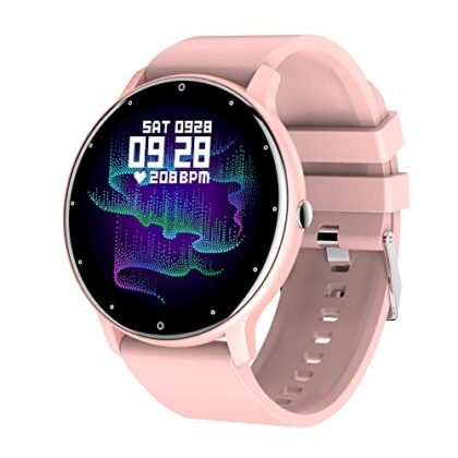 Aqui estão algumas opções de texto ALT para a imagem do "Smartwatch Haiz", variando em detalhe e foco: **Opção 1 (Simples e direta):** `Smartwatch Haiz com tela touch colorida exibindo informações.` **Opção 2 (Um pouco mais descritiva):** `Smartwatch Haiz I Fit com design moderno e tela full touch de 1.28 polegadas, mostrando notificações e interface esportiva.` **Opção 3 (Destacando características importantes):** `Smartwatch Haiz resistente à água IP67, ideal para esportes e uso diário, com recebimento de notificações.` **Opção 4 (Foco na marca e nome completo):** `Smartwatch Haiz My Watch I Fit: Relógio inteligente com tela touch, design elegante e funções de monitoramento de atividades.` **Opção 5 (Se a imagem mostrar um uso específico, como esporte):** `Smartwatch Haiz sendo usado durante a prática esportiva, mostrando monitoramento de frequência cardíaca na tela.` **Qual escolher?** A melhor opção depende do contexto da imagem e do que você quer enfatizar. Se a imagem for pequena ou parte de um conjunto de imagens, a opção 1 ou 2 podem ser suficientes. Se você quer destacar as características ou o nome completo do produto, as opções 3 ou 4 são melhores. Se a imagem mostrar um uso específico, a opção 5 é a mais adequada. Lembre-se que o texto ALT deve ser conciso e descrever o conteúdo da imagem de forma relevante para o usuário.