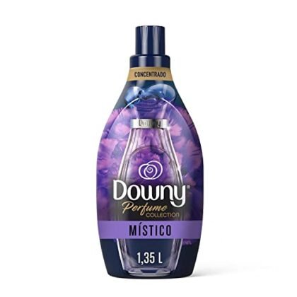 Aqui estão algumas opções de texto ALT para a imagem, utilizando "Downy Místico", variando em descritividade: **Opção 1 (Curta e direta):** `Downy Místico` **Opção 2 (Um pouco mais descritiva):** `Downy Místico, amaciante concentrado.` **Opção 3 (Focando na embalagem):** `Embalagem do amaciante concentrado Downy Místico.` **Opção 4 (Mais completa):** `Frasco roxo de amaciante concentrado Downy Místico, da linha Perfume Collection.` A melhor opção depende do contexto da imagem e da página. Se a imagem é apenas para identificar o produto, a Opção 1 ou 2 são suficientes. Se a imagem está mais relacionada à linha de produtos ou à embalagem, a Opção 3 ou 4 são mais adequadas.