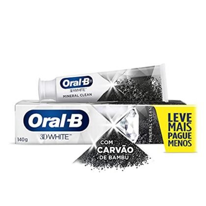 Aqui estão algumas opções de texto ALT para a imagem, utilizando "Oral-B Carvão", com diferentes níveis de detalhe: **Opção 1 (Mais simples):** `Oral-B Carvão` **Opção 2 (Um pouco mais descritiva):** `Creme dental Oral-B Carvão Mineral Clean` **Opção 3 (Mais detalhada, útil se a imagem mostrar a embalagem):** `Embalagem do creme dental Oral-B Carvão Mineral Clean 140g` **Qual escolher?** * Se o contexto da imagem já deixa claro que se trata de creme dental Oral-B com carvão, a opção 1 é suficiente. * Se você quer garantir que a imagem seja identificada como creme dental com carvão, a opção 2 é melhor. * Se a imagem foca na embalagem e você quer fornecer o máximo de informação relevante, a opção 3 é a ideal. A melhor opção depende do contexto em que a imagem está sendo utilizada. Se a página já menciona o produto, a opção mais simples é suficiente. Se a imagem é a principal forma de apresentar o produto, uma descrição mais detalhada é preferível.