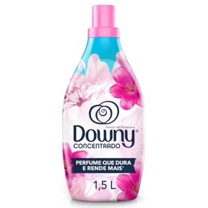 Aqui estão algumas opções de texto ALT para a imagem, utilizando "Downy Concentrado", com diferentes níveis de detalhe: **Opção 1 (Simples):** ``` Downy Concentrado ``` **Opção 2 (Um pouco mais descritiva):** ``` Downy Concentrado, amaciante com fragrância Frescor da Primavera. ``` **Opção 3 (Mais detalhada):** ``` Downy Concentrado Frescor da Primavera, amaciante de roupa em embalagem de 1,5L. ``` **Opção 4 (Focada no benefício):** ``` Downy Concentrado, para roupas macias e perfumadas com o frescor da primavera. ``` **Qual escolher?** A melhor opção depende do contexto da imagem e do que você quer destacar. * Se a imagem for apenas um ícone ou logo pequeno, a opção 1 é suficiente. * Se a imagem for a embalagem do produto, a opção 3 é mais completa. * Se a imagem for usada em um anúncio ou promoção, a opção 4 pode ser mais eficaz. Lembre-se que o objetivo do texto ALT é descrever a imagem para pessoas que não podem vê-la (por exemplo, pessoas com deficiência visual ou quando a imagem não carrega). Tente ser conciso e informativo.