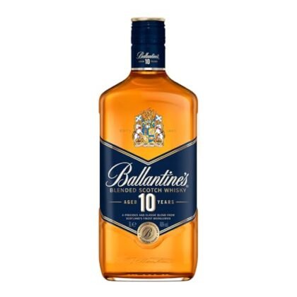 Aqui estão algumas opções de texto ALT para a imagem, usando "Ballantine's 10 Anos", variando em descrição e foco: **Opções Curtas e Diretas:** * Ballantine's 10 Anos * Whisky Ballantine's 10 Anos * Garrafa de Ballantine's 10 Anos **Opções Descritivas:** * Ballantine's 10 Anos: Whisky escocês blended premium. * Imagem de uma garrafa de Ballantine's 10 Anos. * Close-up de uma garrafa de Ballantine's 10 Anos. **Opção Focada na Marca e Produto:** * Ballantine's 10 Anos: Descubra o sabor do whisky escocês blended envelhecido por 10 anos. A melhor opção depende do contexto da imagem e do que você quer destacar.