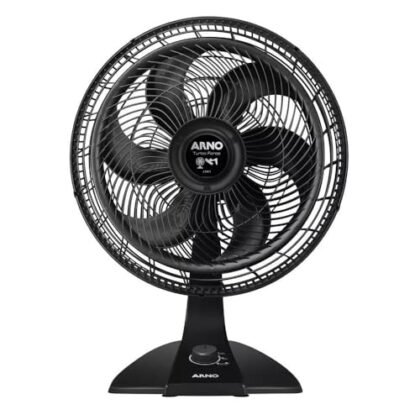 Aqui estão algumas opções de texto ALT para a imagem, variando em descritividade: * **Opção 1 (Simples):** Ventilador 2 em 1 * **Opção 2 (Um pouco mais descritiva):** Ventilador 2 em 1 Arno Turbo Force * **Opção 3 (Adicionando contexto):** Ventilador 2 em 1 Arno, modelo Turbo Force, para uso em mesa ou parede. A escolha do melhor texto ALT depende do contexto da imagem e do objetivo da sua página. Se o objetivo é apenas identificar o produto, a opção 1 é suficiente. Se você quiser dar mais informações, a opção 2 ou 3 são melhores.