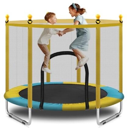 Aqui estão algumas opções de texto ALT para a imagem, considerando diferentes focos: **Opção 1 (Simples e direta):** `Trampolim 1.4m` **Opção 2 (Descrevendo um pouco mais):** `Trampolim de 1.4m para diversão e exercícios.` **Opção 3 (Focando no tamanho):** `Trampolim com diâmetro de 1.4 metros.` **Opção 4 (Usando palavras-chave relevantes):** `Trampolim 1.4m, ideal para crianças e adultos.` **Qual escolher?** A escolha ideal depende do contexto em que a imagem está sendo usada. * Se a imagem está em uma lista de produtos, a opção 1 é suficiente. * Se a imagem está em um artigo sobre exercícios, a opção 2 pode ser melhor. * Se o foco é o tamanho, a opção 3 é a mais adequada. * Se a imagem está em um site de vendas, a opção 4 pode ajudar no SEO. **Dica:** Seja breve e descritivo. O texto ALT deve fornecer informações úteis para pessoas com deficiência visual e também pode ajudar nos resultados de pesquisa.