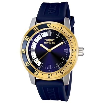 Aqui estão algumas opções de texto ALT para a imagem, com foco em diferentes aspectos: **Opção 1 (Descritiva e direta):** `Invicta Azul 45mm: Relógio de quartzo com mostrador azul.` **Opção 2 (Mais concisa):** `Relógio Invicta Azul 45mm.` **Opção 3 (Com foco na marca e cor):** `Relógio Invicta com design azul, tamanho 45mm.` **Opção 4 (Para e-commerce, com foco na busca):** `Invicta Azul 45mm: Relógio masculino para comprar online.` (Esta opção é mais útil se a imagem estiver em uma página de produto). **Qual escolher?** * Se o foco é acessibilidade e descrever o item de forma direta, a **Opção 1** ou **Opção 2** são as melhores. * Se o foco é SEO e ajudar o relógio a aparecer em buscas, a **Opção 4** (adaptada à página específica) pode ser mais útil. * A **Opção 3** é um bom meio termo. A escolha ideal depende do contexto da imagem e dos seus objetivos. Se estiver em uma página de produto, inclua detalhes que ajudem o usuário a decidir se é o que ele procura.