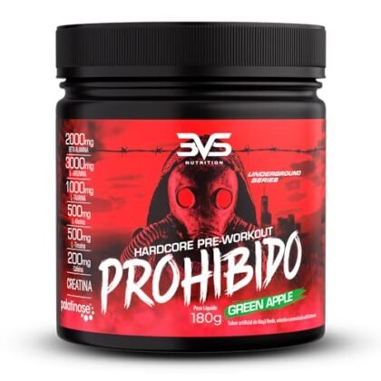 Aqui estão algumas opções de texto ALT para a imagem, utilizando "Pré-Treino Prohibido", com diferentes níveis de detalhe: **Opção 1 (Mais concisa):** ``` Pré-Treino Prohibido sabor Maça Verde. ``` **Opção 2 (Um pouco mais descritiva):** ``` Pré-Treino Prohibido 3VS Nutrition, sabor Maça Verde. ``` **Opção 3 (Com foco no uso):** ``` Pote de Pré-Treino Prohibido sabor Maça Verde, suplemento para atletas. ``` **Opção 4 (Enfatizando a marca e o sabor):** ``` Pré-Treino Prohibido 3VS Nutrition com delicioso sabor de Maça Verde, para um treino intenso. ``` **Qual escolher?** A melhor opção depende do contexto da sua página. Se você já mencionou a marca 3VS Nutrition em outro lugar, a opção 1 pode ser suficiente. Se você quer dar mais informações rapidamente, a opção 2 ou 3 são boas escolhas. A opção 4 é mais longa, mas destaca tanto a marca quanto o sabor. **Importante:** * Mantenha o texto ALT conciso e descritivo. * Inclua palavras-chave relevantes (neste caso, "Pré-Treino Prohibido" e "Maça Verde"). * Seja o mais preciso possível na descrição da imagem. * O texto ALT é importante para acessibilidade (usuários com deficiência visual) e SEO (otimização para mecanismos de busca).