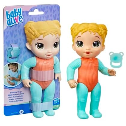 Aqui estão algumas opções de texto ALT, variando em descritividade e foco: * **Opção 1 (Curta e direta):** Baby Alive Soninho * **Opção 2 (Mais descritiva):** Baby Alive Soninho, uma boneca de 24cm com cabelo loiro. * **Opção 3 (Focada no uso):** Baby Alive Soninho para crianças a partir de 3 anos. * **Opção 4 (Mais completa):** Baby Alive Soninho, uma boneca lavável de 24 cm com cabelo loiro, ideal para crianças a partir de 3 anos. A melhor opção depende do contexto da imagem e do que você quer enfatizar. Se o contexto já fornece detalhes, a opção mais curta pode ser suficiente. Se você quer ser mais inclusivo e dar mais informações, a opção mais completa é melhor.