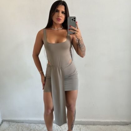 CONJUNTO BODY COM SAIA EM POLIAMIDA – Imagem 1 [nsid:672122438]