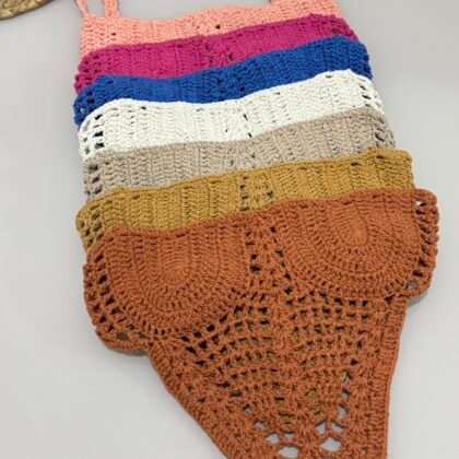 CROPPED EVELLYN EM CROCHÊ COM REGULAGEM – Imagem 1 [nsid:853992876]