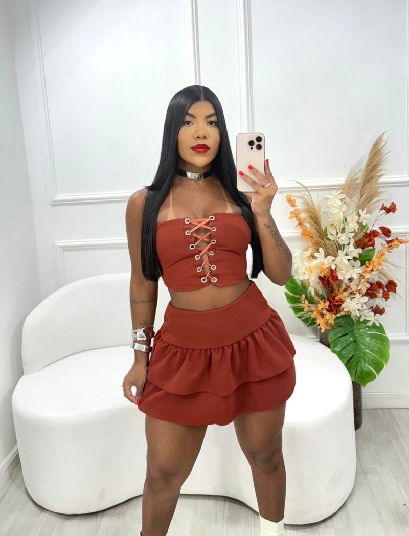 CONJUNTO SHORT SAIA EM MALHA ESCUBA COM BARBATANAS – Imagem 6 [nsid:907344048]