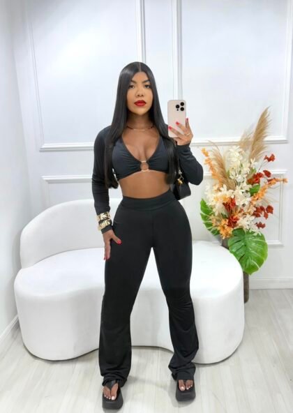 CONJUNTO EM POLIAMIDA FOSCA COM BOJO – Imagem 5 [nsid:907348917]