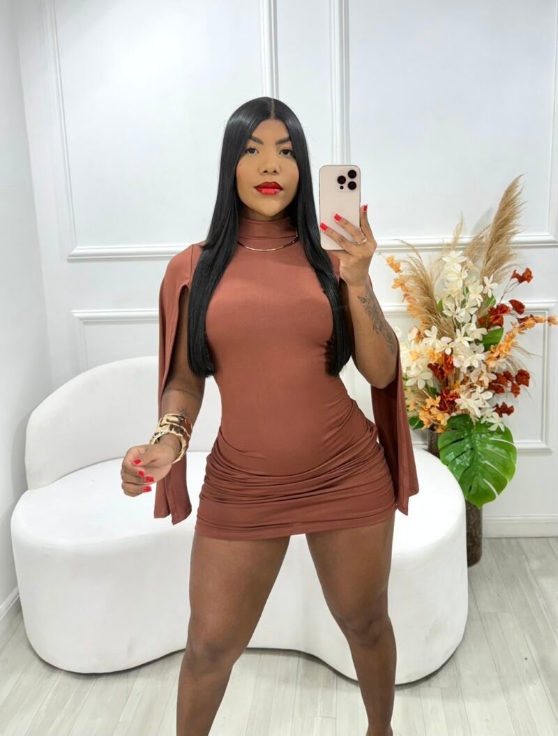 VESTIDO CELINE EM MALHA SUPLEX COM BOJO – Imagem 9 [nsid:907349840]