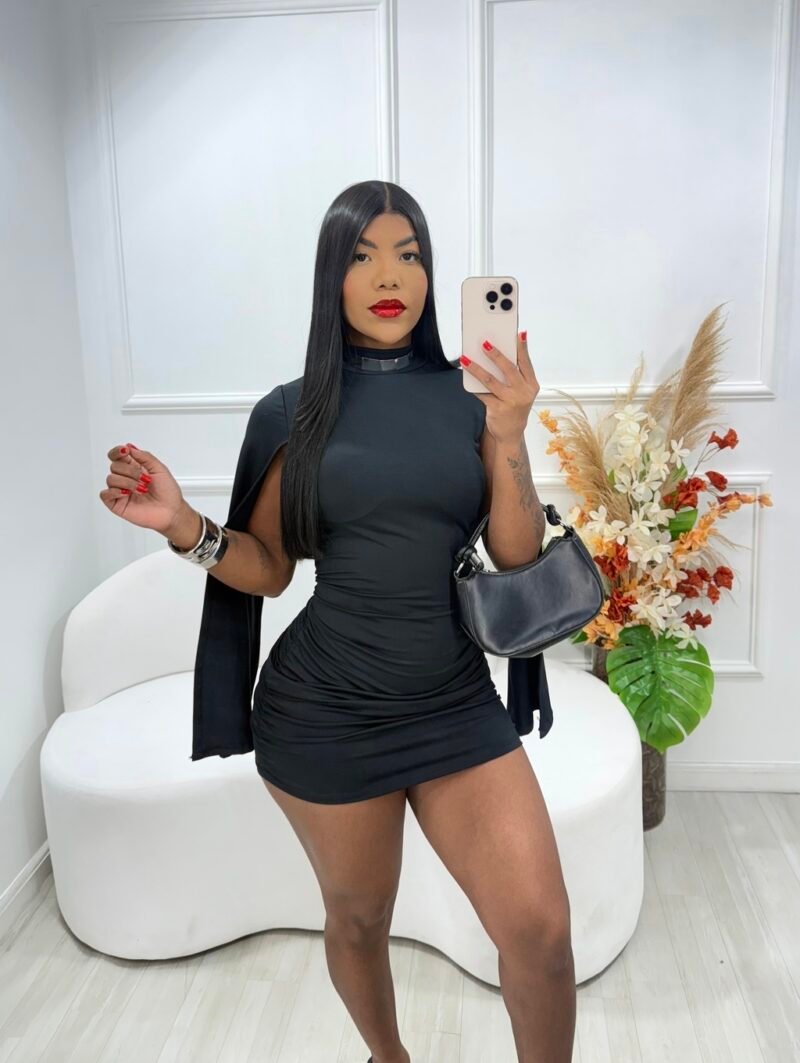 VESTIDO CELINE EM MALHA SUPLEX COM BOJO – Imagem 2 [nsid:907349850]