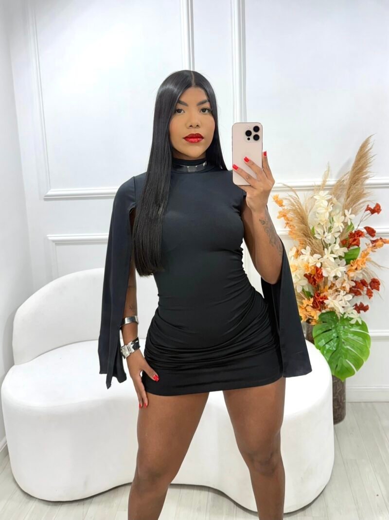VESTIDO CELINE EM MALHA SUPLEX COM BOJO – Imagem 1 [nsid:907349849]