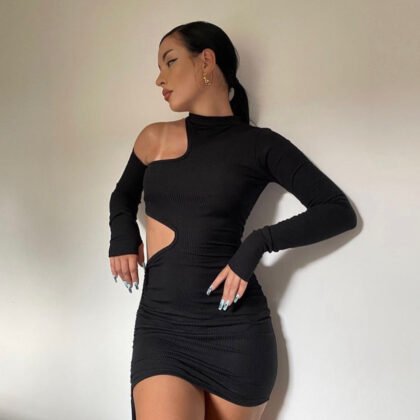 VESTIDO MADY EM MALHA SUPLEX COM BOJO E FRANZIDO LATERAL – Imagem 1 [nsid:912903839]