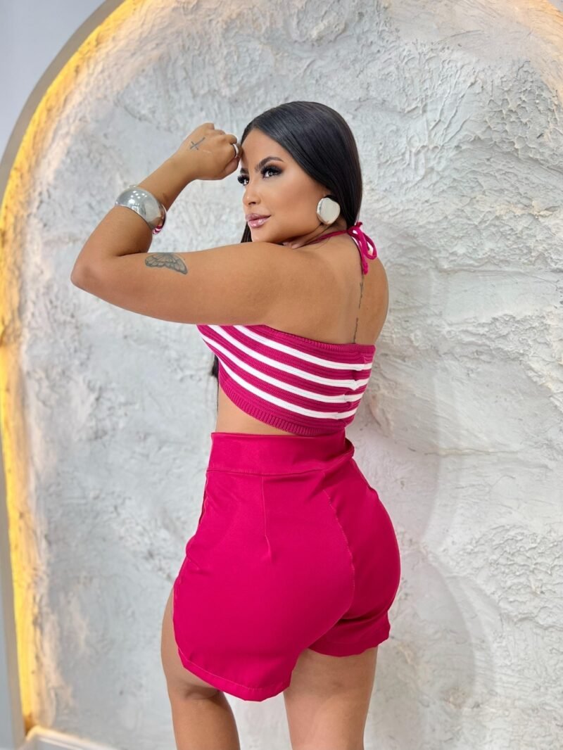 SHORT INSPIRAÇÃO JEANS EM ALFAIATARIA COM BOTÃO BRILHO E ZIPER – Imagem 5 [nsid:839831020]