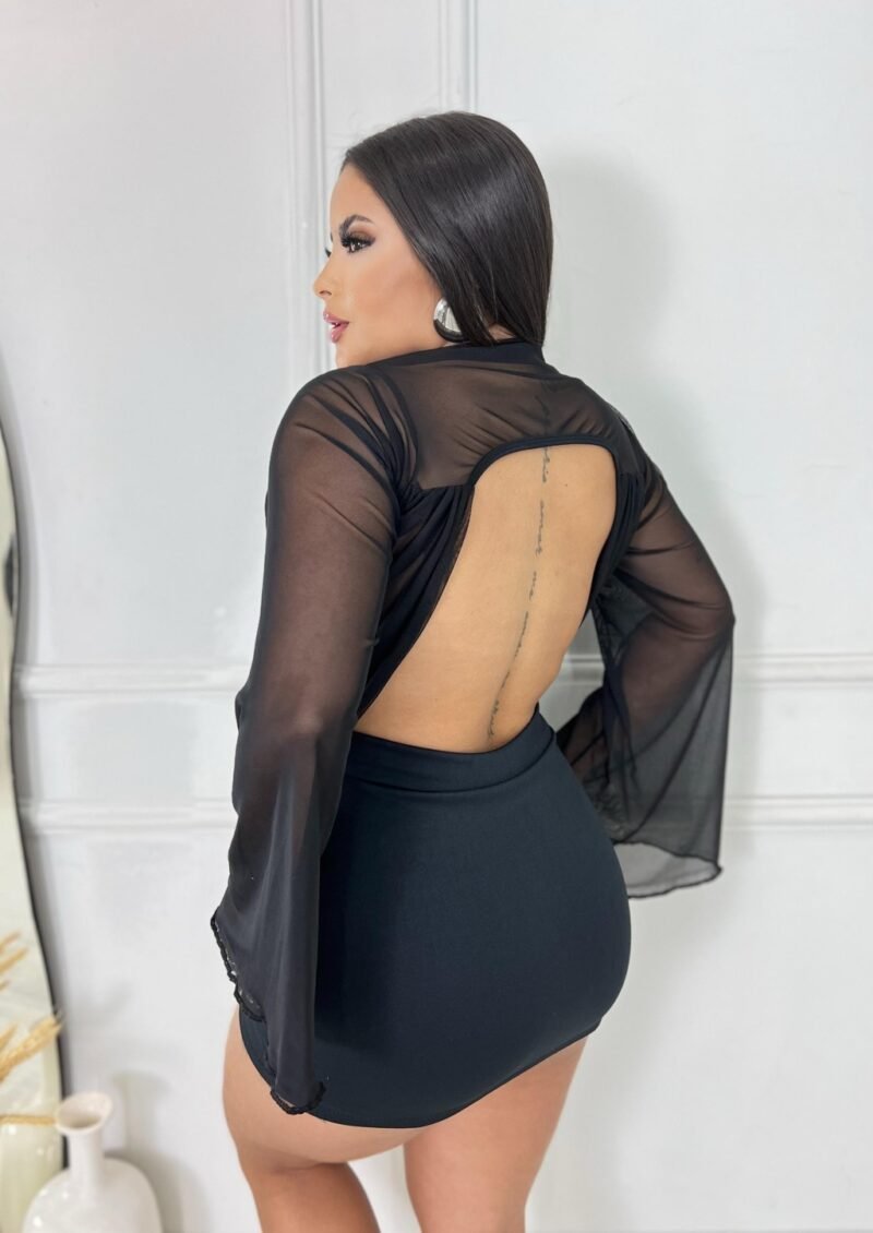 BLUSA LOLA EM TULE COM BOJO – Imagem 2 [nsid:849317852]