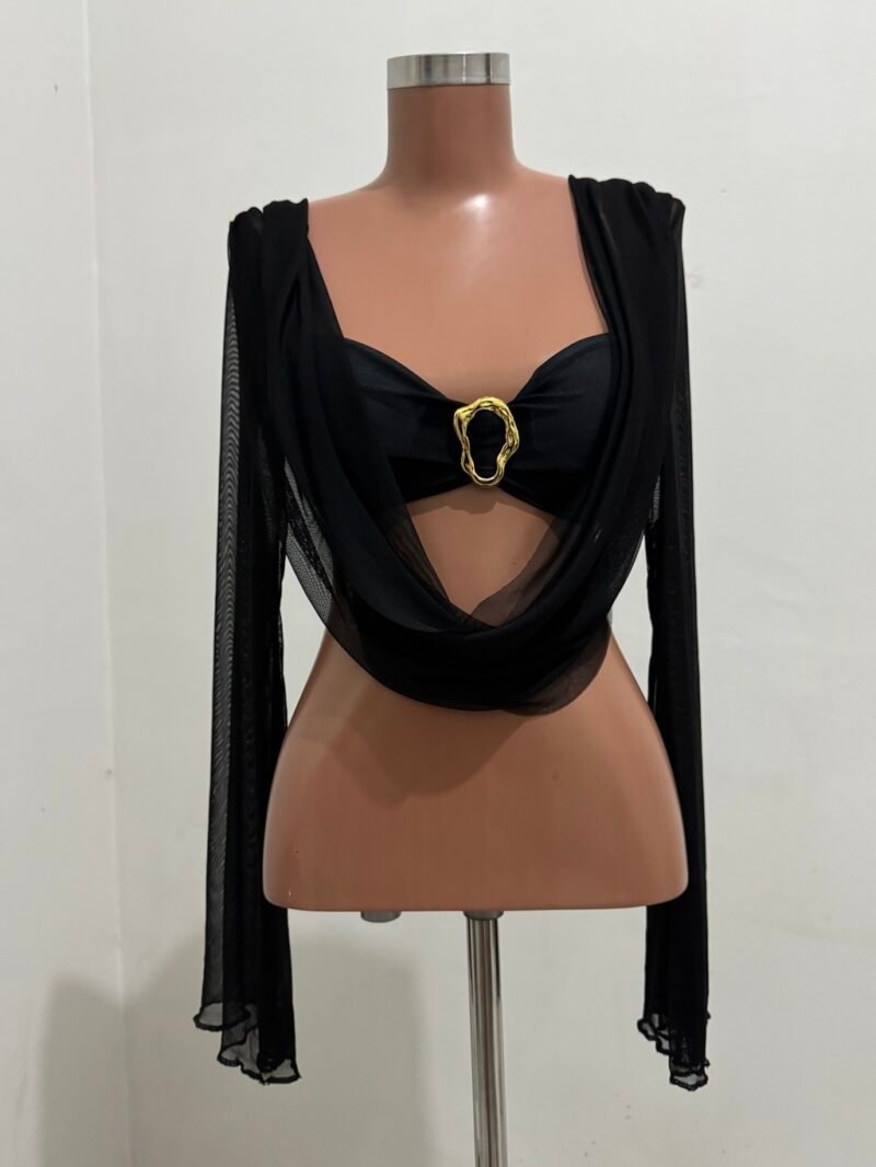 BLUSA LOLA EM TULE COM BOJO – Imagem 4 [nsid:849296872]