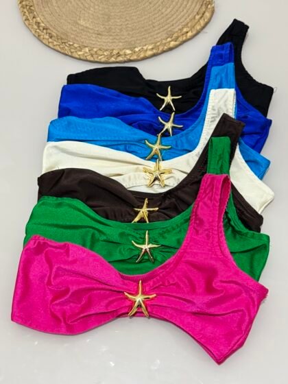 CROPPED ESTRELA EM POLIAMIDA ACETINADA – Imagem 1 [nsid:859081460]