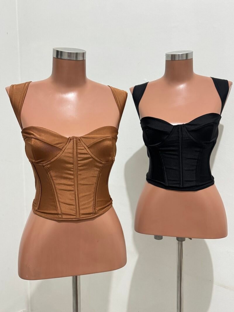 CROPPED CRISTAL EM POLIAMIDA ACETINADA COM BARBATANAS E ARO DE SUSTENTAÇÃO – Imagem 2 [nsid:863599063]
