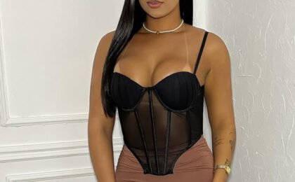 CORSELET EM TULE + BARBATANAS, BOJO E ZÍPER ATRÁS – Imagem 1 [nsid:864699596]