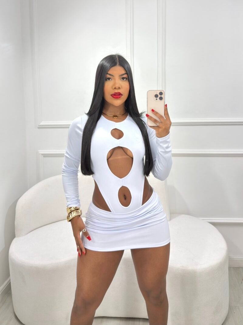 CONJUNTO AFRODITE EM MALHA SUPLEX COM FECHO (BODY + SAIA) – Imagem 6 [nsid:919035192]