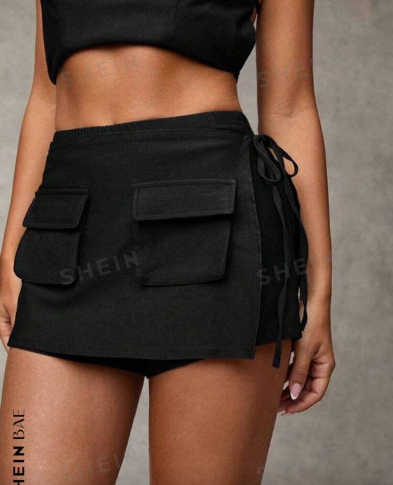SHORT SAIA MERLIM EM ALFAIATARIA COM ZÍPER LATERAL – Imagem 5 [nsid:776474712]