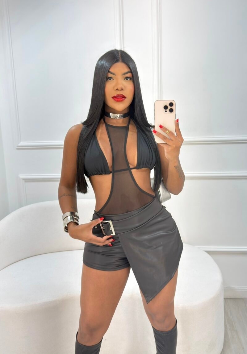 BODY + TOP EM TULE COM FECHO – Imagem 2 [nsid:924115441]