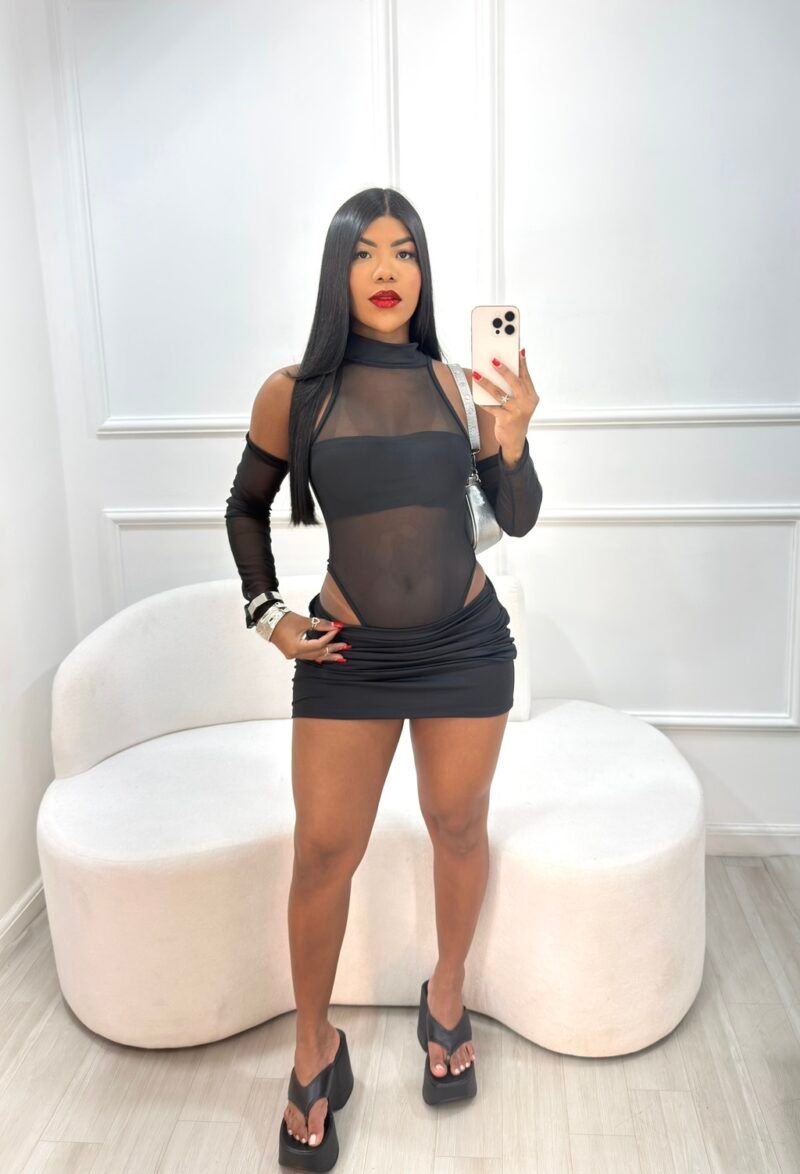 CONJUNTO BODY EM TULE + SAIA COM BOJO E LUVAS EM TULE – Imagem 3 [nsid:925729178]