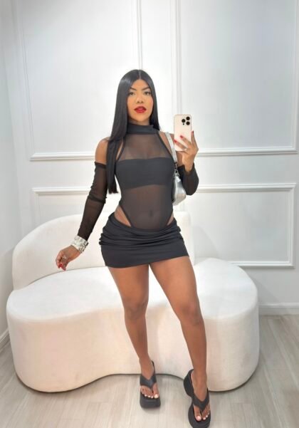 CONJUNTO BODY EM TULE + SAIA COM BOJO E LUVAS EM TULE – Imagem 1 [nsid:925729176]