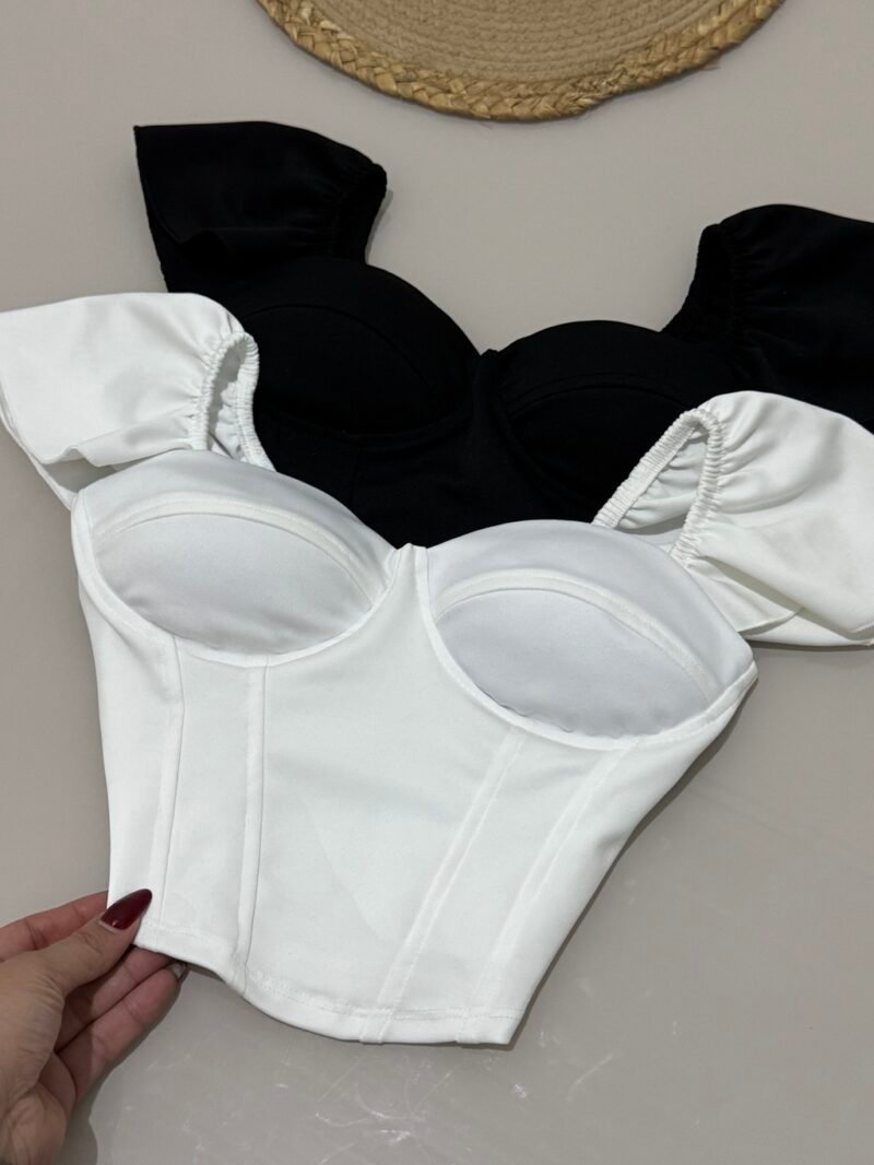 CROPPED EM NEOPRENE COM BOJO – Imagem 2 [nsid:929343728]