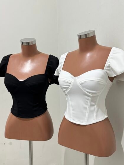 CROPPED EM NEOPRENE COM BOJO – Imagem 1 [nsid:929343724]