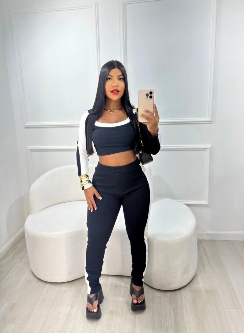 CONJUNTO LISTRA EM ANARRUGA COM BOJO – Imagem 3 [nsid:929349005]