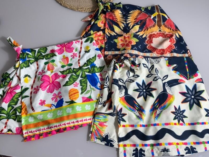 SHORT SAIA ESTAMPA DIGITAL EM CREPINHO COM ELÁSTICO NA CINTURA – Imagem 1 [nsid:934673195]