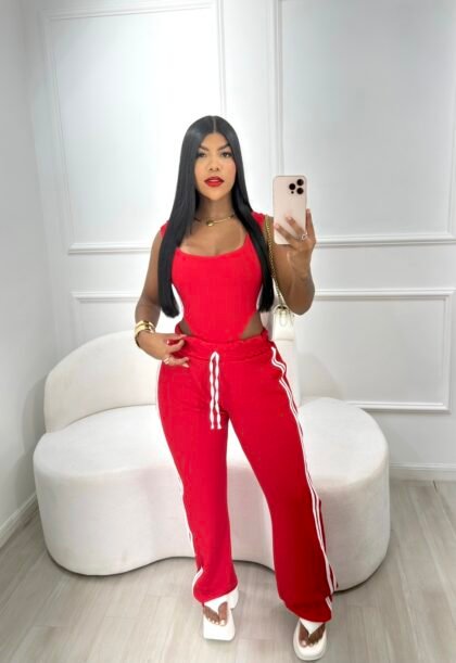 CONJUNTO NÁDIA EM ANARRUGA (BODY + CALÇA) – Imagem 1 [nsid:934675940]