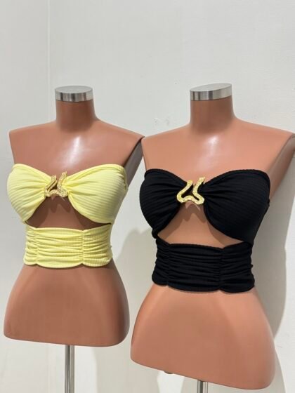CROPPED COM JOIA ORGÂNICA E BOJO EM MALHA TEXTURIZADA – Imagem 1 [nsid:935749840]