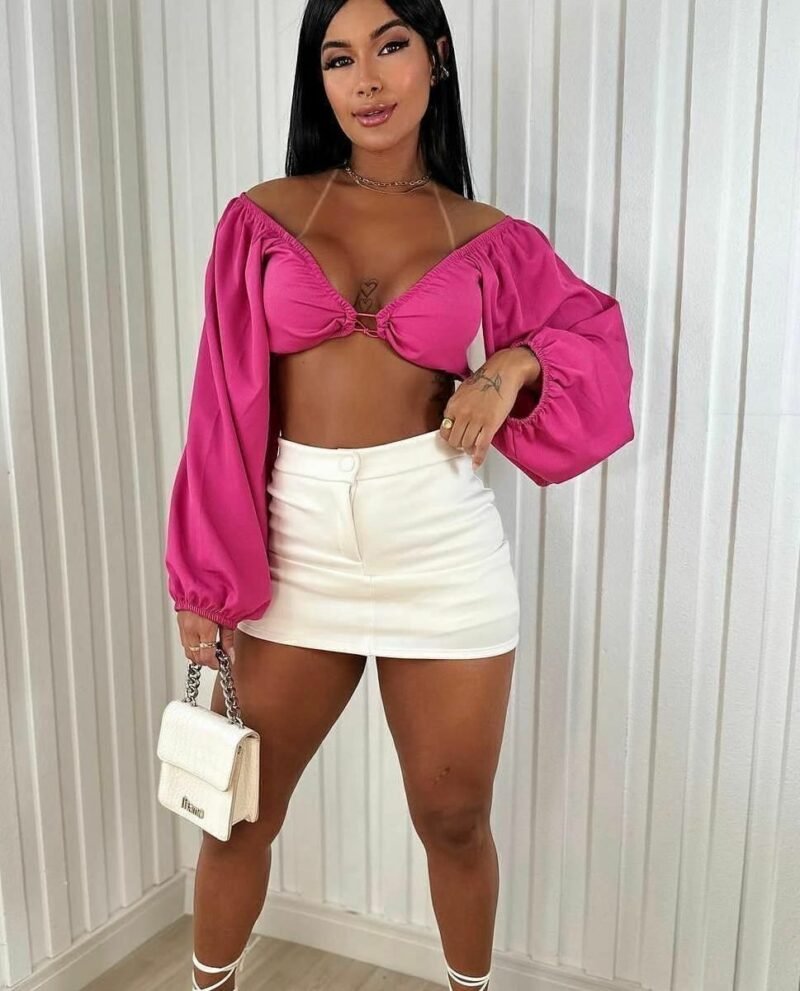 SHORT SAIA EM NEOPRENE COM BOTÃO E ZIPER (TODO SAIA COM SHORT POR BAIXO) – Imagem 7 [nsid:659300951]