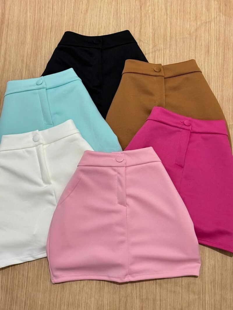 SHORT SAIA EM NEOPRENE COM BOTÃO E ZIPER (TODO SAIA COM SHORT POR BAIXO) – Imagem 4 [nsid:686259943]