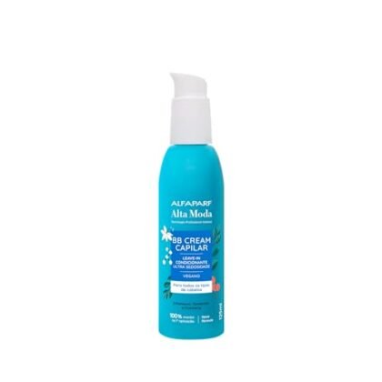 BB Cream Capilar Alta Moda para cabelos sedosos e brilhantes.