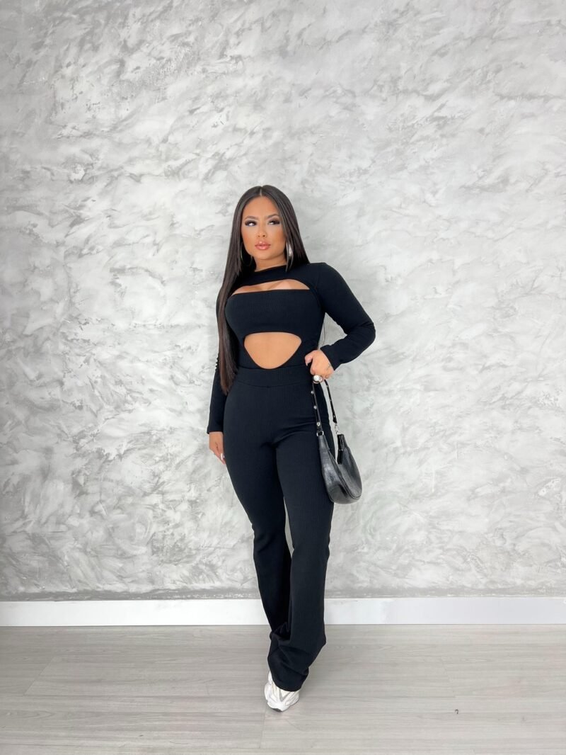 CONJUNTO AYRA EM ANARRUGA COM BOJO E FECHO (BODY + CALÇA) – Imagem 2 [nsid:940173767]