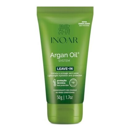 Argan Antifrizz Inoar para cabelos hidratados e brilhantes.