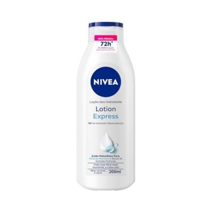 Hidratante NIVEA Express para hidratação rápida e profunda.