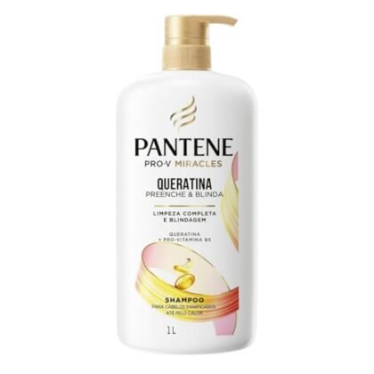 Queratina Pantene: Shampoo para cabelos fortes e saudáveis.
