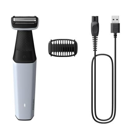 Philips Bodygroom Aparador e Raspador de Pelos para o Corpo, Uso Seco e Molhado, à Prova d’água, Bivolt – BG3007/01 PHILIPS