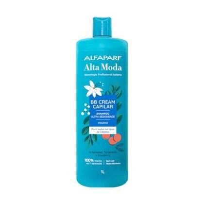 BB Cream Capilar Alta Moda para cabelos sedosos e brilhantes.