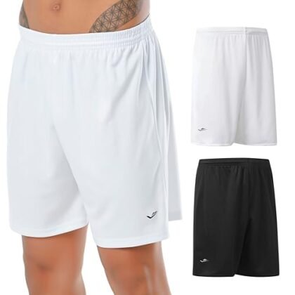 Bermuda Dry Fit Elite Branca e Preta GG