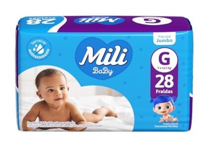Fralda Mili G para bebês.