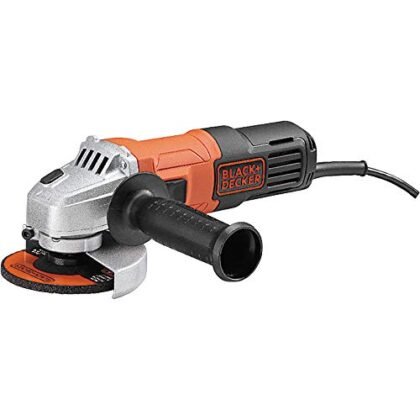 Esmerilhadeira Black+Decker para corte e desbaste.
