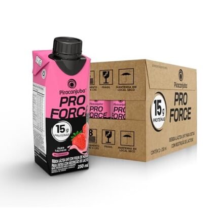 ProForce Morango: bebida láctea proteica.