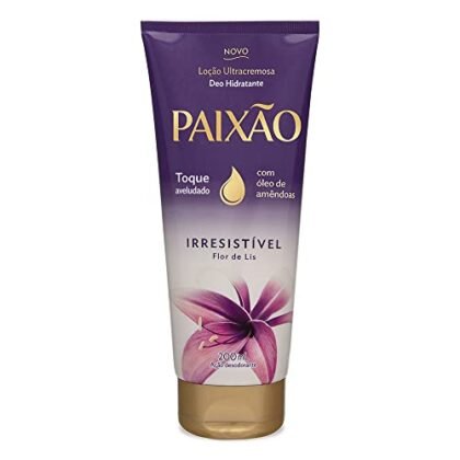 Paixão Flor de Lis: Loção hidratante ultracremosa.